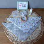 Coffret bébé "Premières dents" - Ballons et Cœurs (5 pièces)