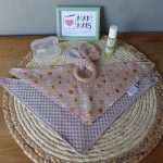 Coffret bébé "Premières dents" - Cœurs et Pattes Roses (5 pièces)