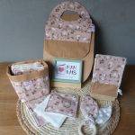 Coffret Naissance "Bienvenue Bébé" - Lapinous & Hérissons (5 pièces)