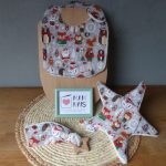 Coffret Naissance Bébé 1.2.3 "Noël des Animaux" (3 pièces)
