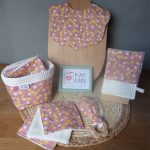 Coffret Naissance "Bienvenue Bébé" - Petites Fleurs🌸(5 pièces)
