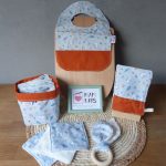 Coffret Naissance "Bienvenue Bébé" - Lapinous🐰(5 pièces)