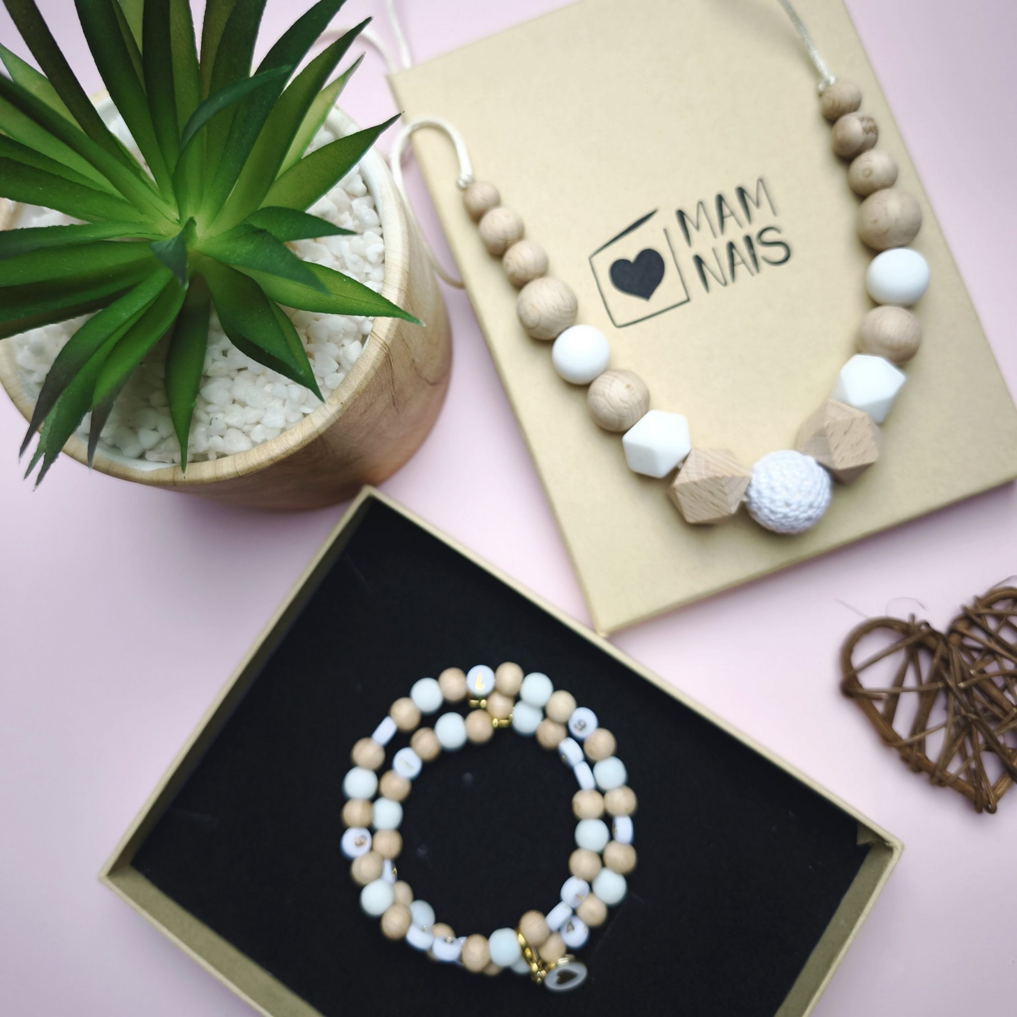 Coffret Bijoux d'Allaitement - Blanc