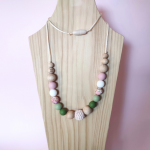 Collier d'allaitement et de portage - Éclat Floral