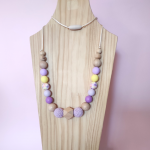 Collier d'allaitement et de portage - Papillon Lavande