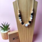 Collier d'allaitement et de portage - Zèbre Élégant 🦓