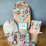 Coffret Naissance "Bienvenue Bébé" - Savane 3D 🐯(5 pièces)