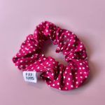 Chouchou d’allaitement - Fuchsia Pois Blanc