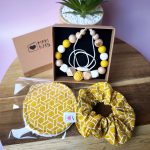 Coffret Maman Allaitante – Graphique Moutarde