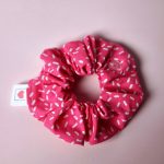 Chouchou d’allaitement - Fuchsia Traits Blanc