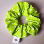 Chouchou d’allaitement - Vert Pomme Pois Blanc