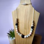 Collier d'allaitement et de portage - Terrazzo Rose