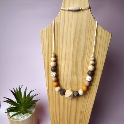 Collier d'allaitement et de portage - Terracotta